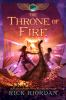 Book cover for "The throne of fire"
