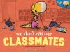 Book cover for "We don't eat our classmates!"