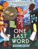 Book cover for "One last word"