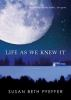 Book cover for "Life as we knew it"