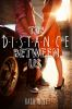 Book cover for "The distance between us"