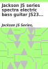 Book cover for "Jackson JS series spectra electric bass guitar JS23 walnut stain"